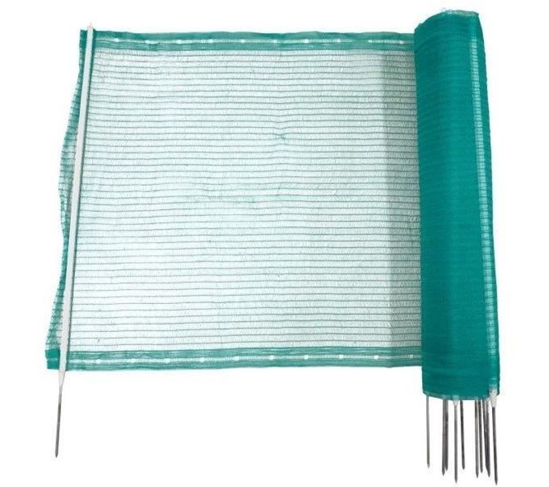 Clôture Universelle - Kerbl - 20 M - 11 Piquets Simple Pointes - 80 Cm - Vert