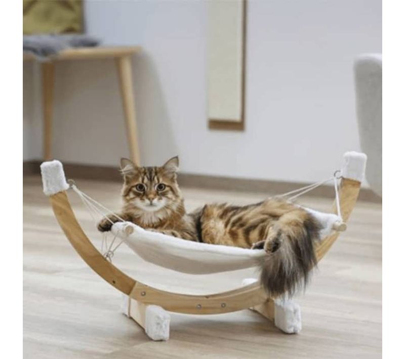 Hamac Pour Chats Siesta Blanc 82591