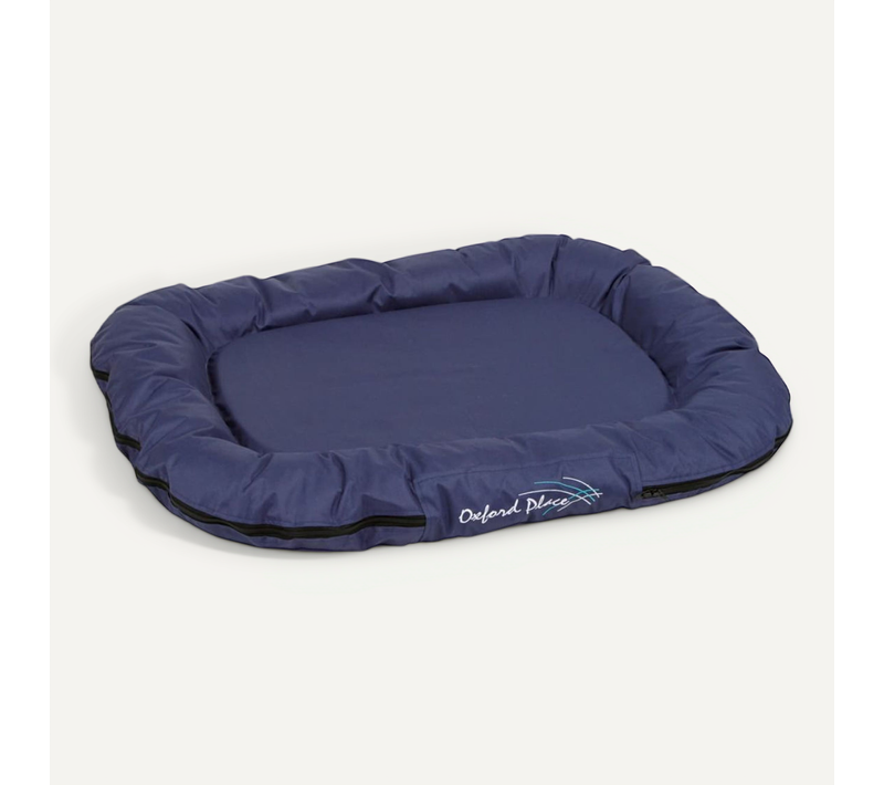 Lit Pour Animaux Oxford Place 100 X 70 X 15 Cm Bleu 81990
