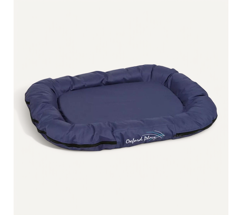 Lit Pour Animaux Oxford Place 120 X 85 X 17 Cm Bleu 84991