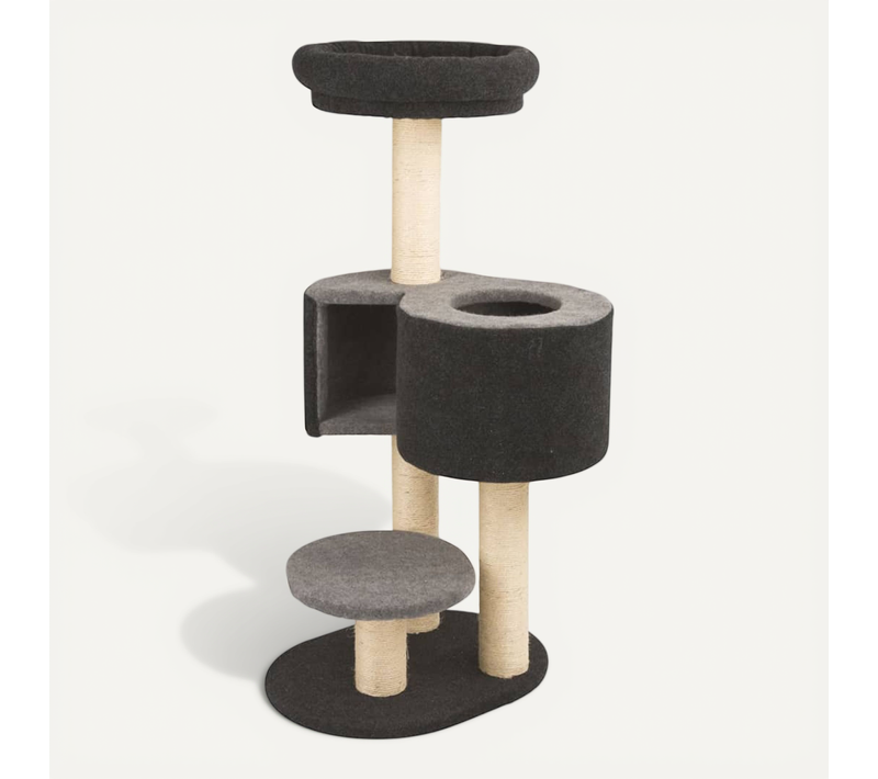 Arbre À Chat Fridolin 106 Cm Gris