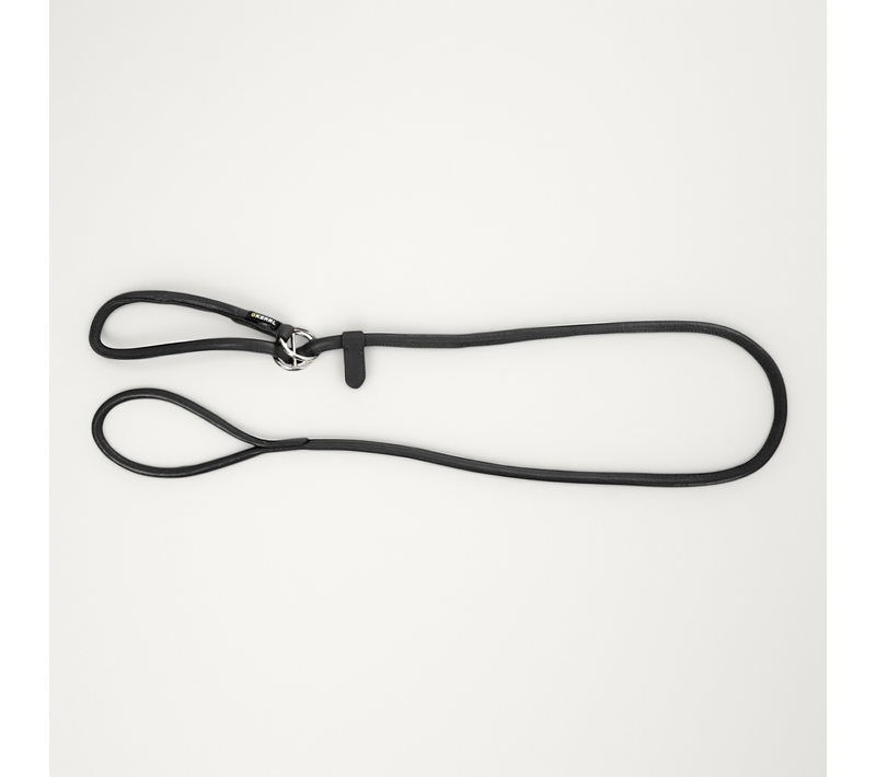 Laisse Pour Chiens Coulissante Roma 1,7 M Cuir Noir 81099