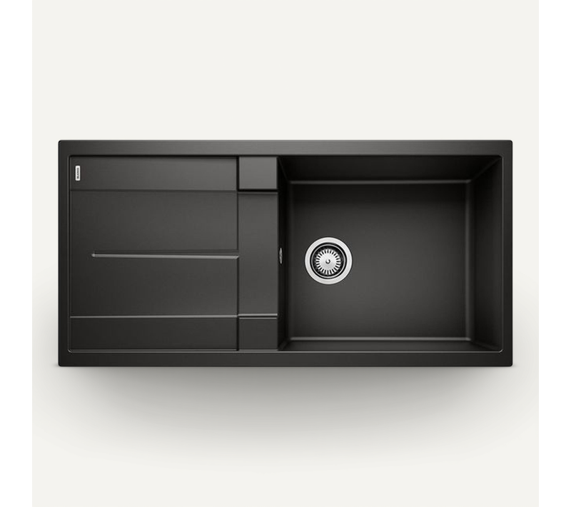 Evier Granit Noir Blanco Metra Xl 6 S 1 Grand Bac