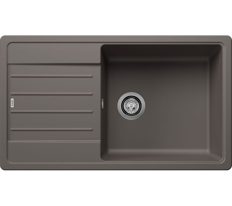Evier granit 1 bac 86x50 cm LEGRA Gris volcan