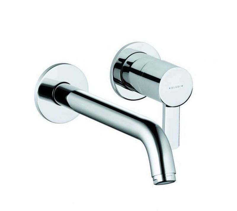 Mitigeur De Lavabo Mural Zlenta 2 Trous 24 Cm