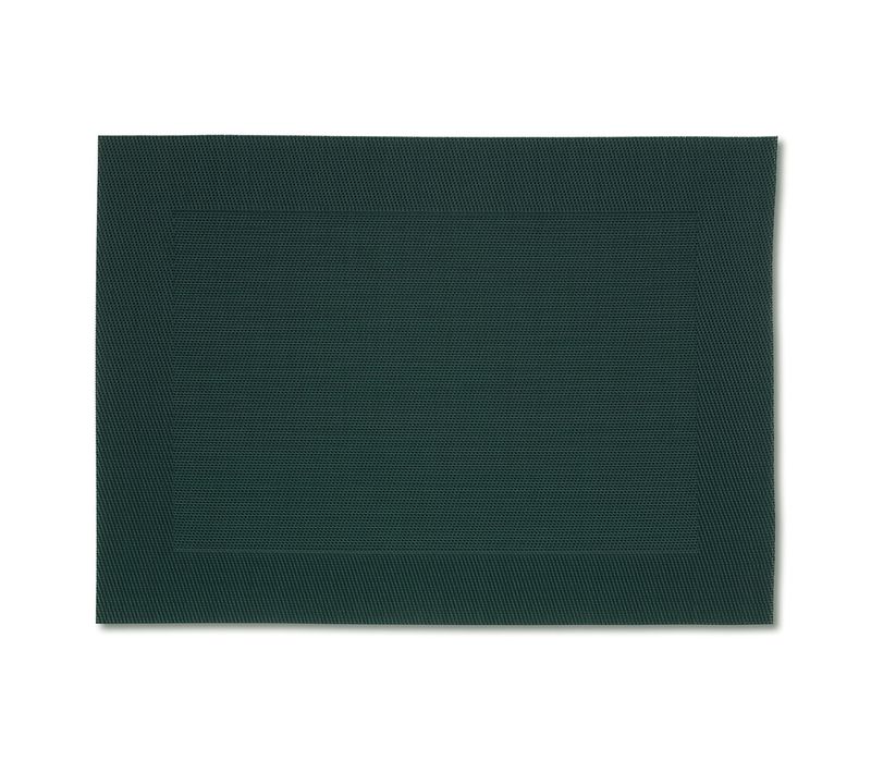 Set De Table Nicoletta Vert 45x33 Cm (lot De 2) En Plastique