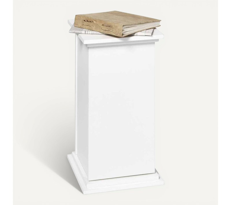 étagère 2 Niveaux Vintage "wyon" 57cm Blanc