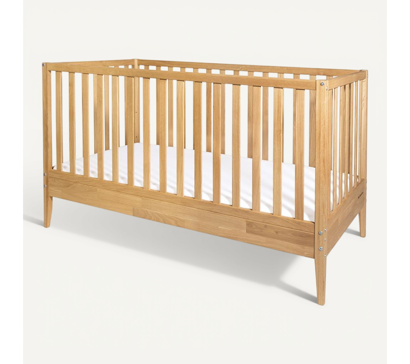 Lit Bébé Alva En Bois Laqué 140 x 70 cm