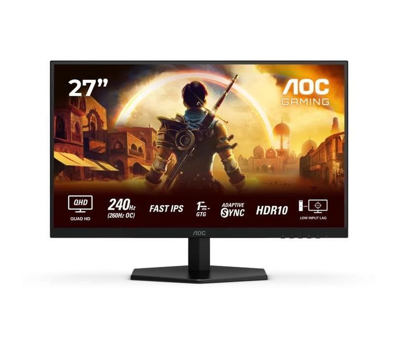 Écran 27" Fast Ips Qhd 240hz (oc 260hz) 1ms Hdr10 - Q27g42ze