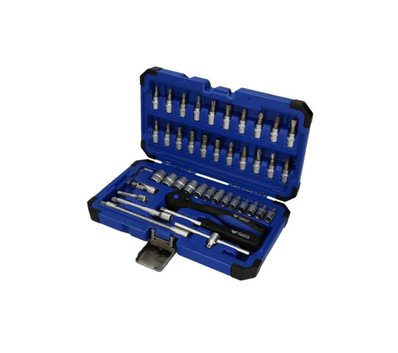 Coffret De Douilles Et Cliquets Brilliant Tools 1/4" - 46 PCs - Bt020046