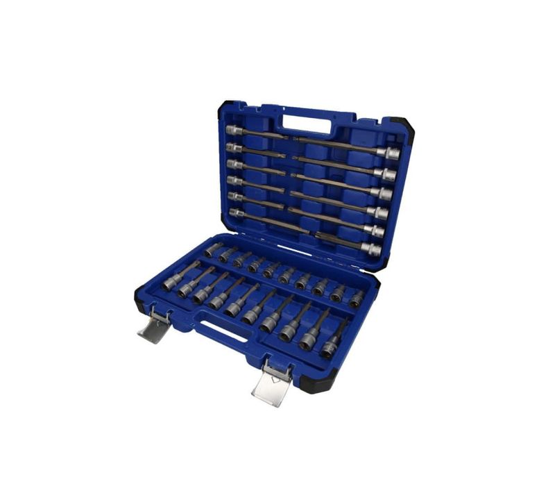 Coffret De Douilles Et Cliquets Brilliant Tools - Torx - 1/2" - 32 PCs - Bt022532