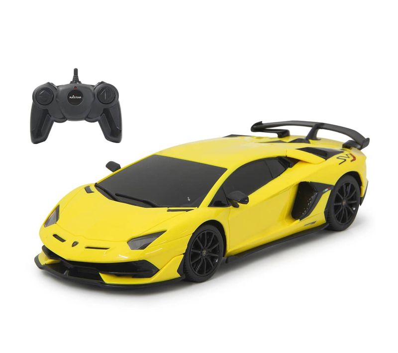 Voiture Télécommandée Lamborghini Aventador Svj 1:24 Jaune