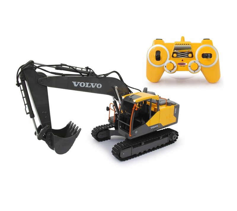 Pelle Jouet Télécommandée Volvo Ec160e 2,4 Ghz Jaune