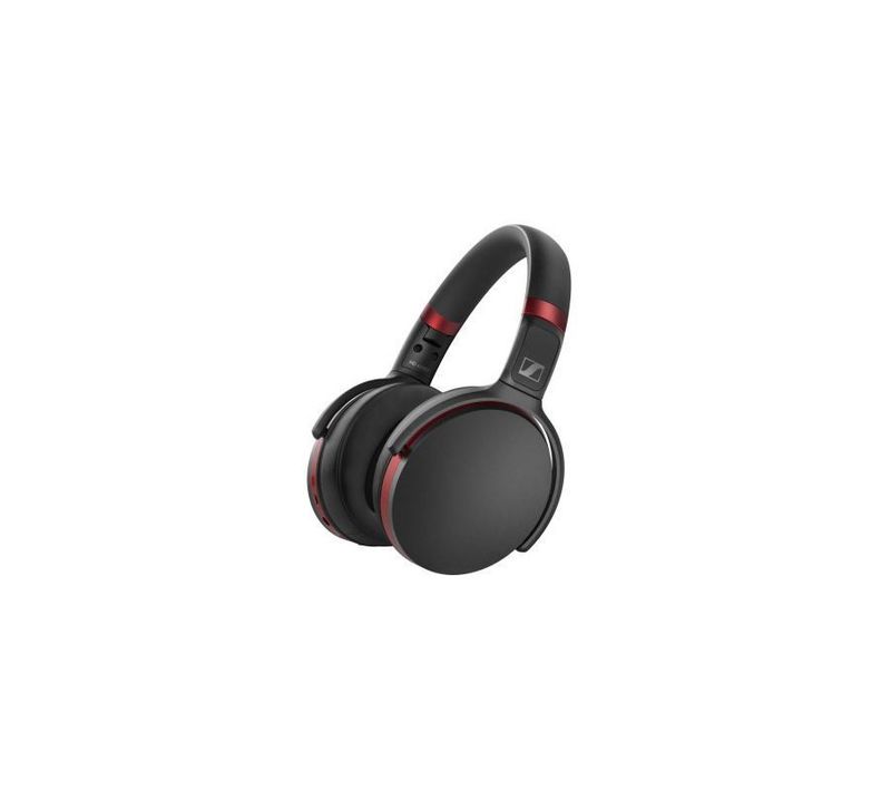 Casque Circum Aural  Hd 458bt Avec Bluetooth Noir Et Rouge