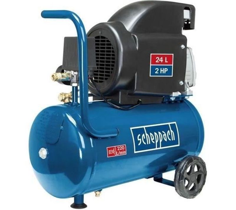 Compresseur D'air Horizontal Hc26 - 24l - 1500 W - 8 Bars (livré Avec 280 Ml D'huile)