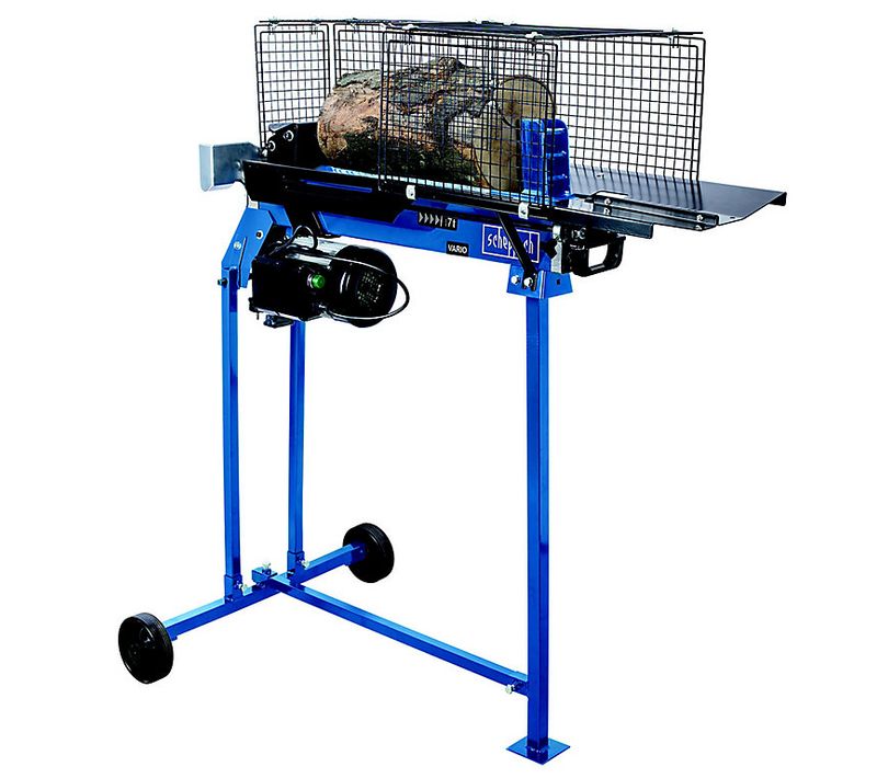 Fendeur De Bûches Électrique Horizontal 7t - 2200w - Jusqu'a 52cm - Avec Support