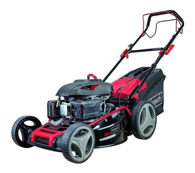 Tondeuse Thermique Autotractée 4 En 1 Scheppach 51cm De Coupe - 173cc - Ms173-51