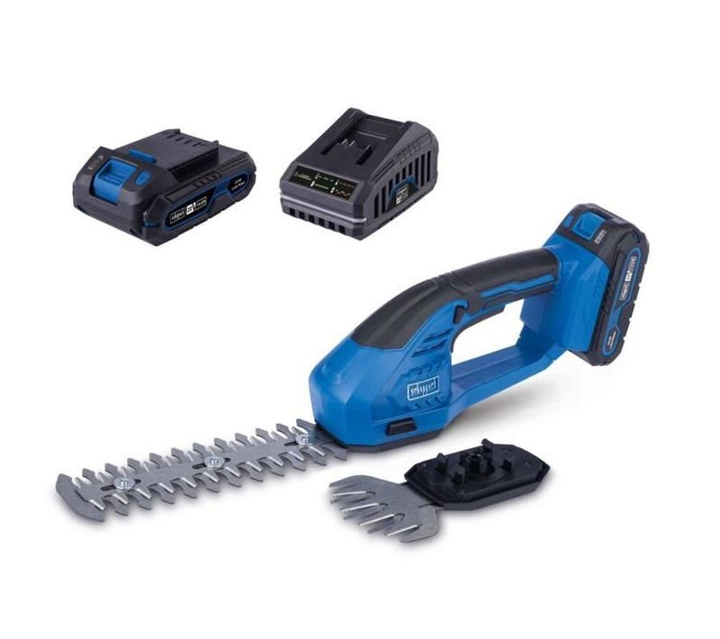 Taille-haie Et Coupe-bordure 2-en-1 Sans Fil 20v - Batterie 2ah, Lames 200/90 Mm