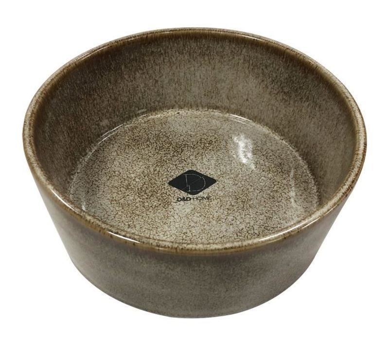 Chien Gamelle Et Bol D`eau Jasper Sand  20,8x20,8x9cm 1,159kg