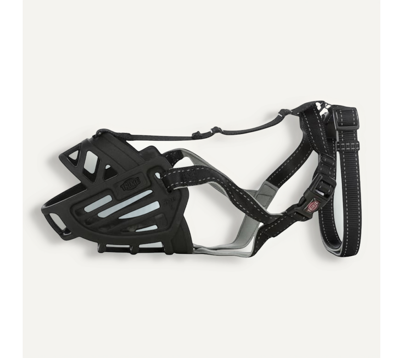 Museliere - Trixie - Muzzle Flex - Caoutchouc - Taille M/l - Noir