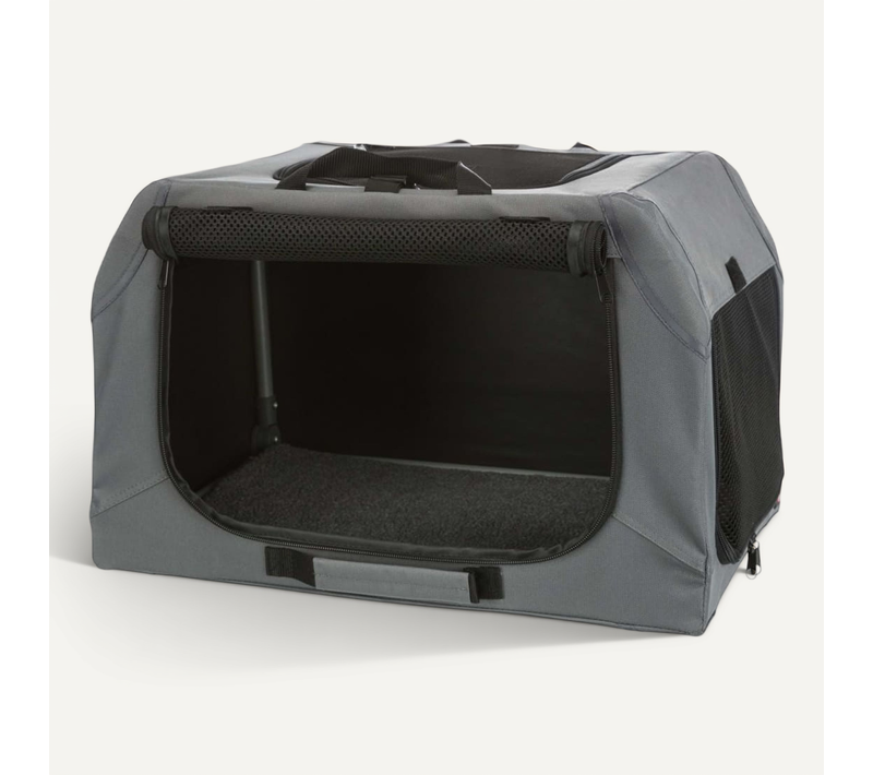 Caisse De Transport Pour Chiens Easy Soft S/m Gris