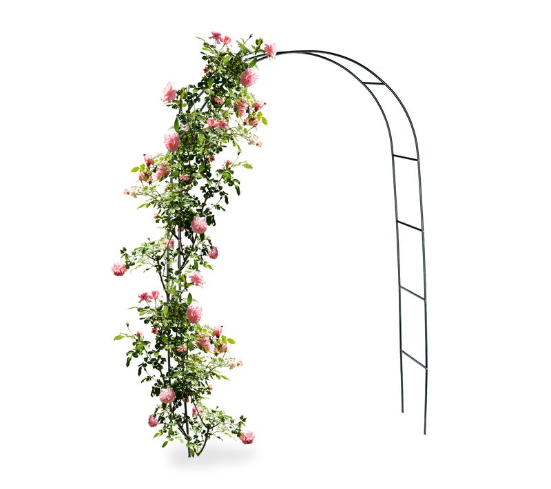 Lot De 2 Arches à Rosiers En Métal