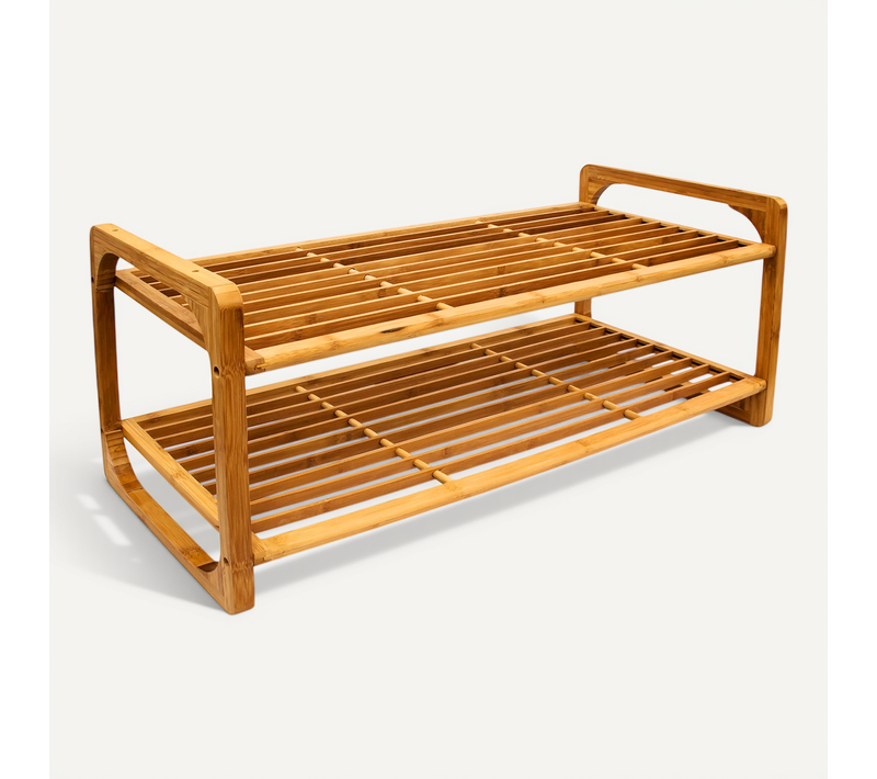 Étagère à Chaussures Bambou Rangement
