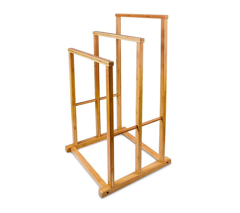 Porte-serviettes Sur Pied à Poser Bambou