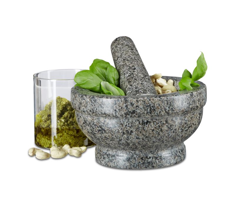 Mortier Et Pilon En Granit Poli Cuisine