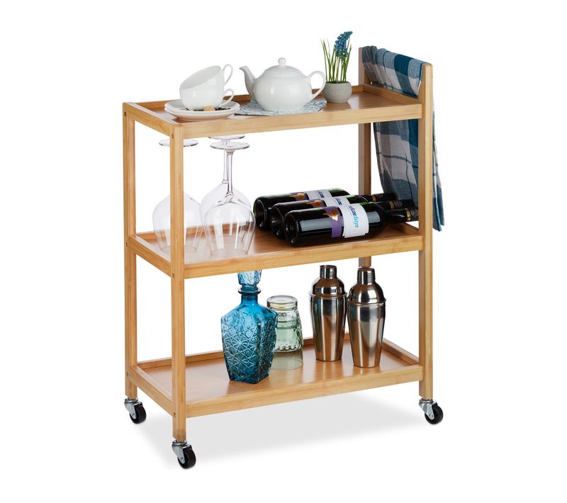 Desserte De Cuisine Bambou