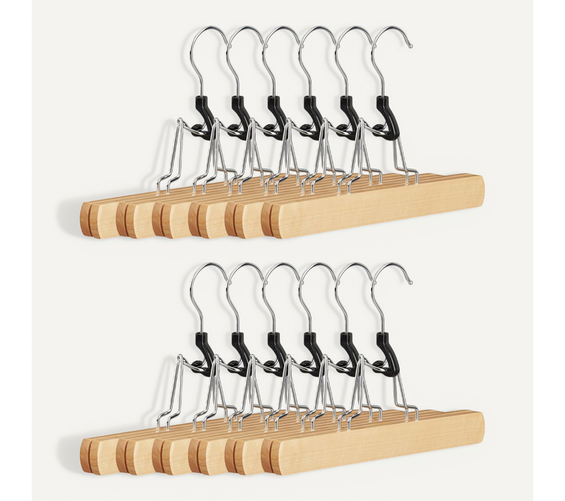 36x Cintres Pinces à Pantalons