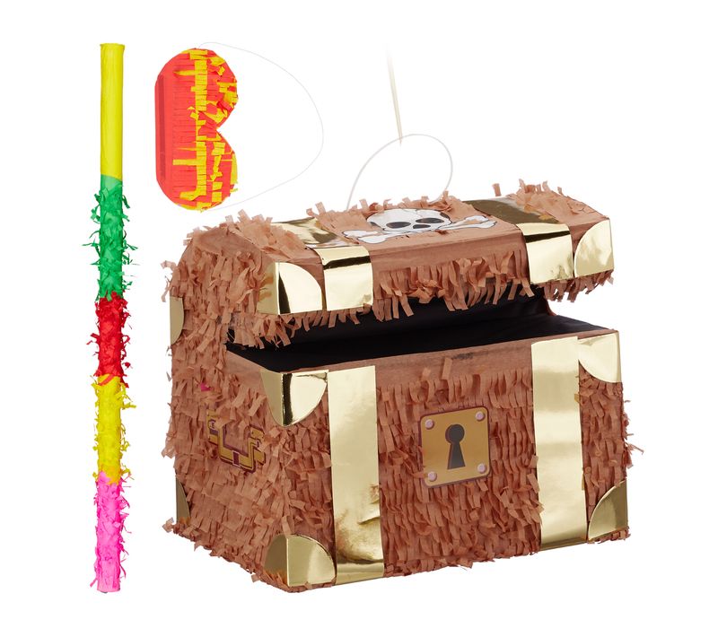 Ensemble De 3 Piñatas « Coffre »