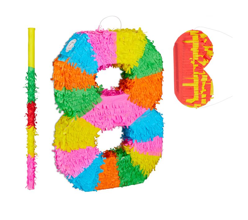 Ensemble De 3 Piñatas Chiffre 8