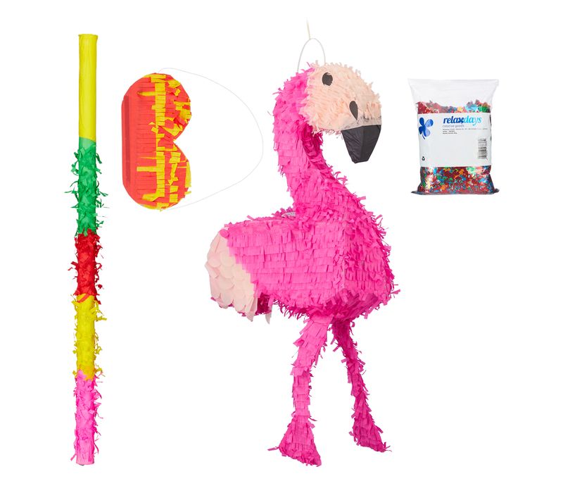 Ensemble Pinata Flamant