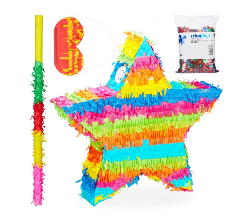 Ensemble De 4 Pinatas Étoile