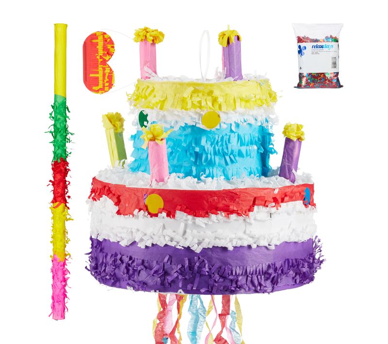 Ensemble De 4 Piñatas « Gâteau »