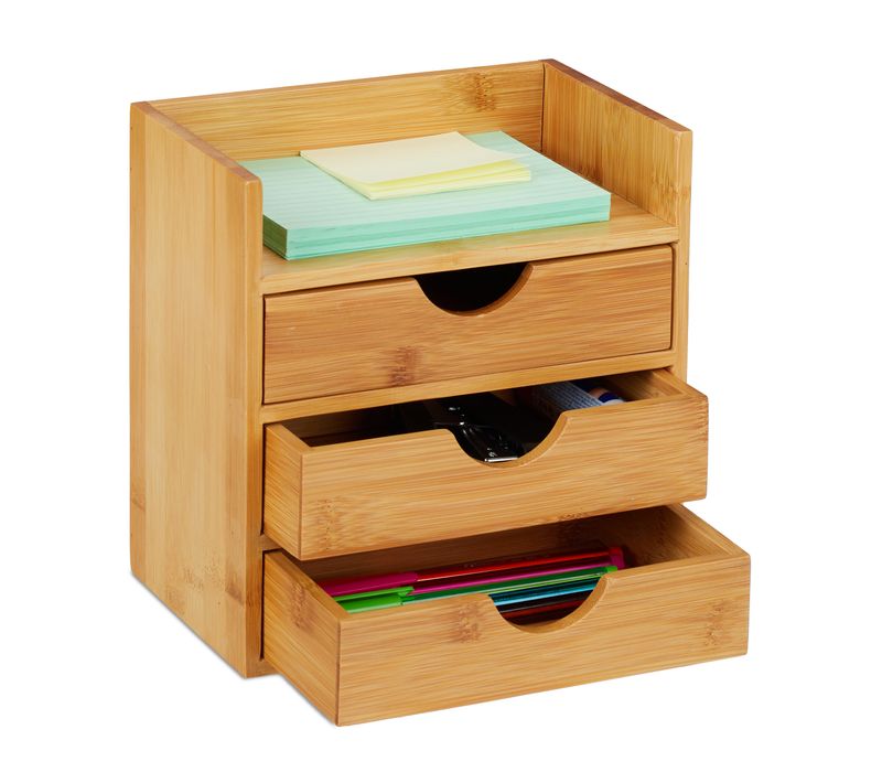 Organiseur De Bureau Avec 3 Tiroirs