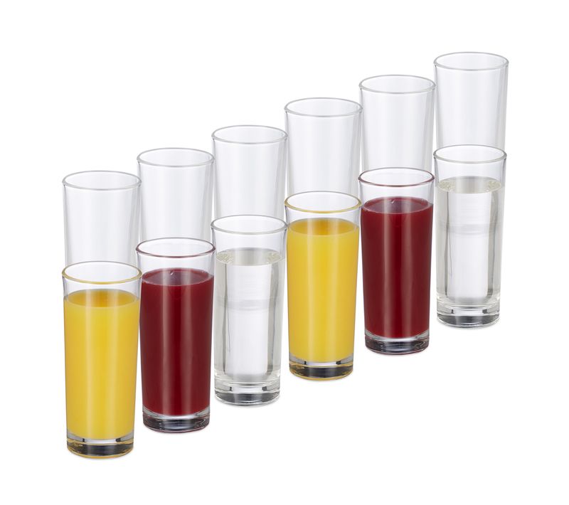 Verres à Cocktails En Verre Lot De 24