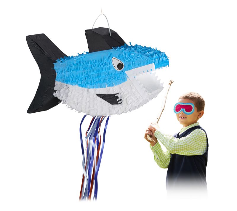 Piñata En Forme De Requin En Lot De 4