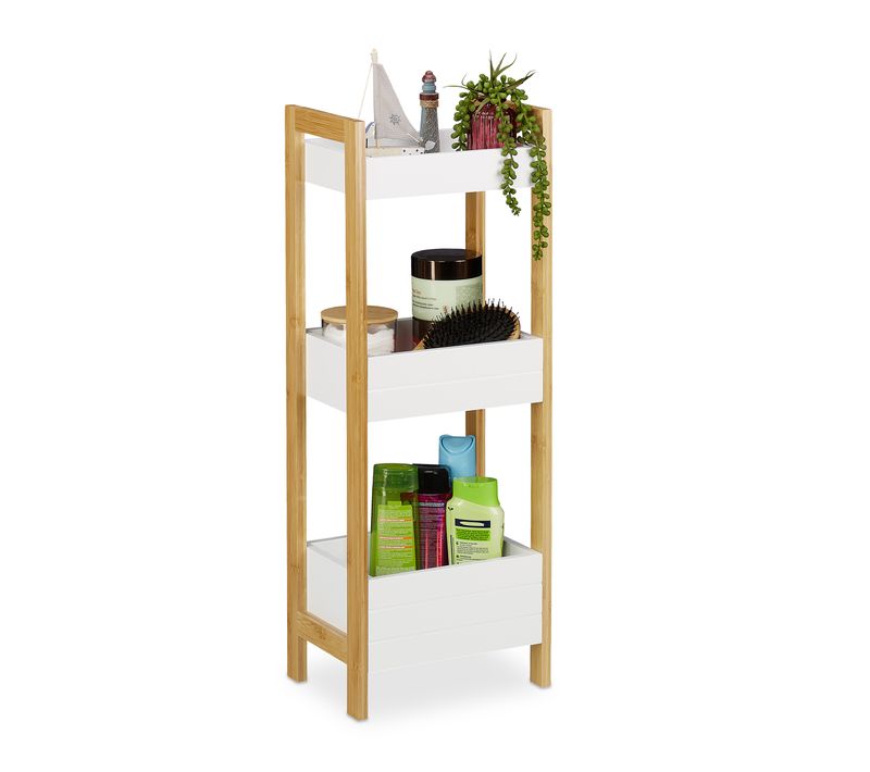 Etagère Bain Avec 3 Paniers