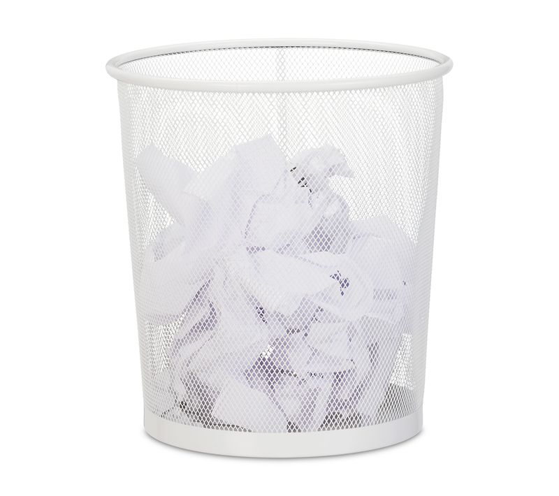 Corbeille Papier Treillis Métallique