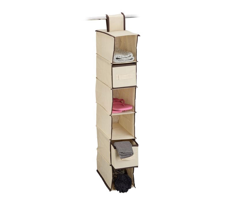 4xétagère Suspendue Tissu Armoire