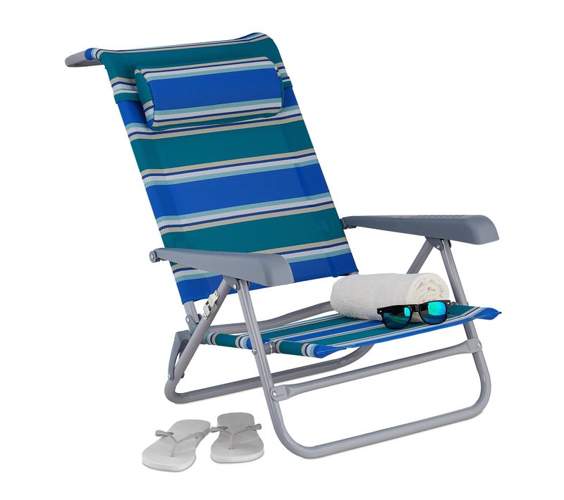 Chaise Longue Pliante Avec Repose-tête