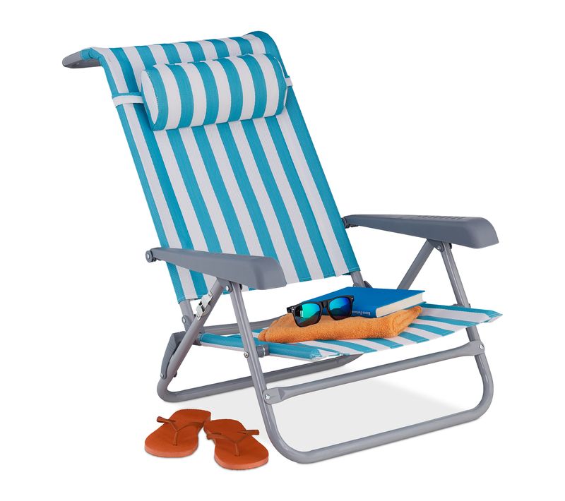 Chaise Longue Pliante Avec Repose-tête