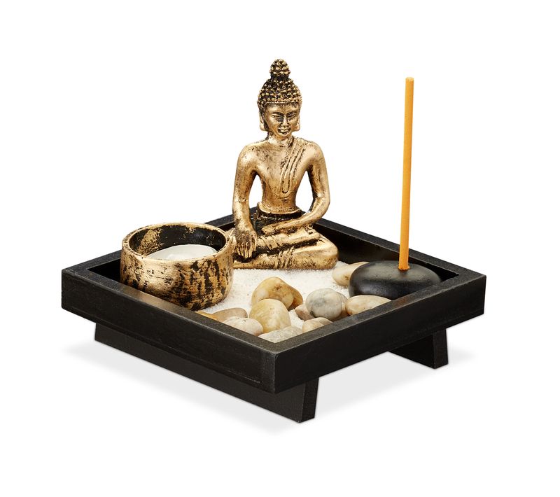 Jardin Zen Avec Bouddha En Lot De 2