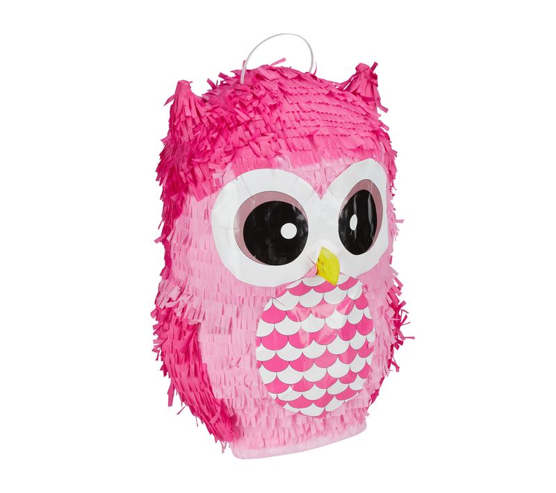 Pinata Hibou En Rose En Lot De 2