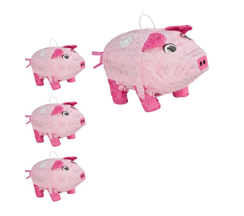 Piñata Cochon En Lot De 4