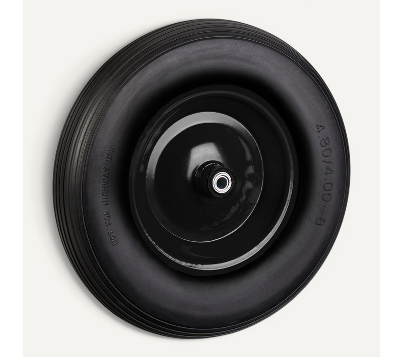 Roue De Brouette Noir En Lot De 4