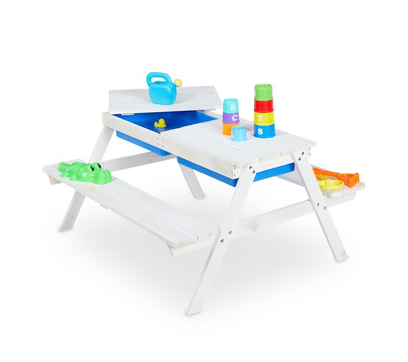 Table De Jeu Enfants En Bois Blanc
