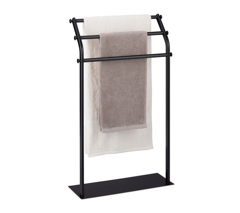 Porte-serviettes 3 Barres Noir